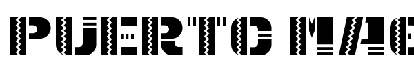 Puerto Magnifico font preview